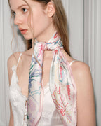  - Spring - フラワーモチーフスカーフ - ivonir