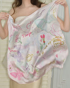  - Spring - フラワーモチーフスカーフ - ivonir