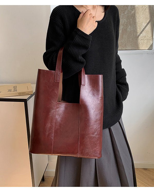  - square - レザーショルダーバッグ - ivonir