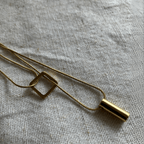 swaying square necklace - ivonir