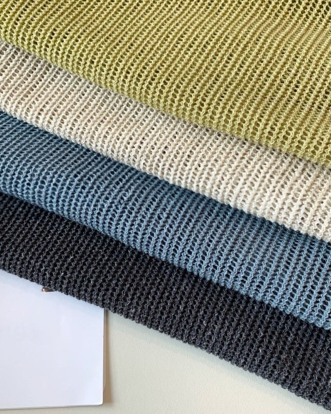 バックスリット メッシュニット〈4color〉