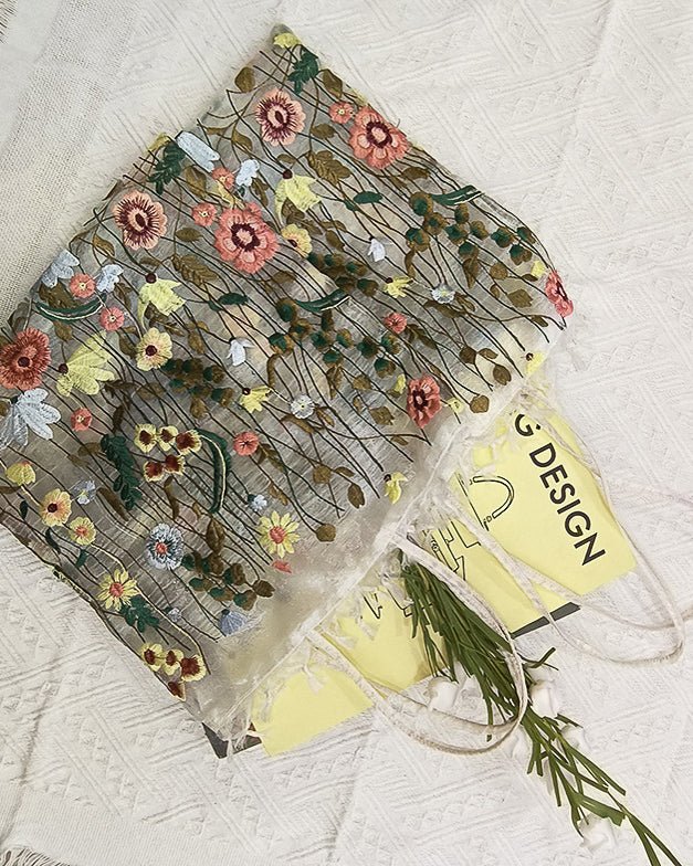  - THE gaden - シアーフラワーバッグ - ivonir