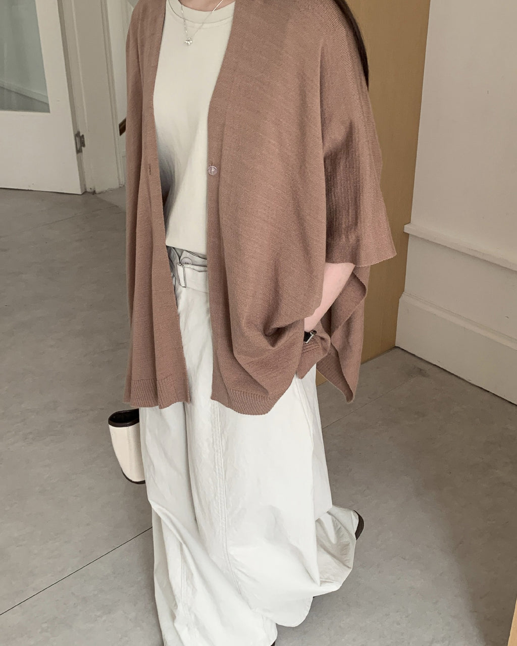 ニットショールカーデ〈3color〉