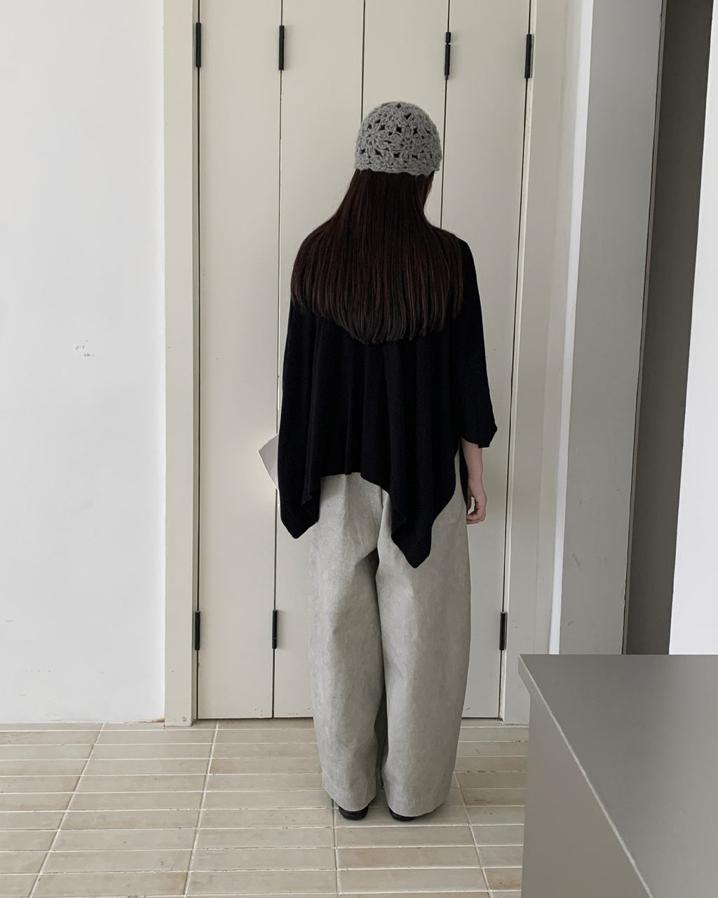 ニットショールカーデ〈3color〉