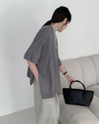 ニットショールカーデ〈3color〉
