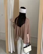 ニットショールカーデ〈3color〉
