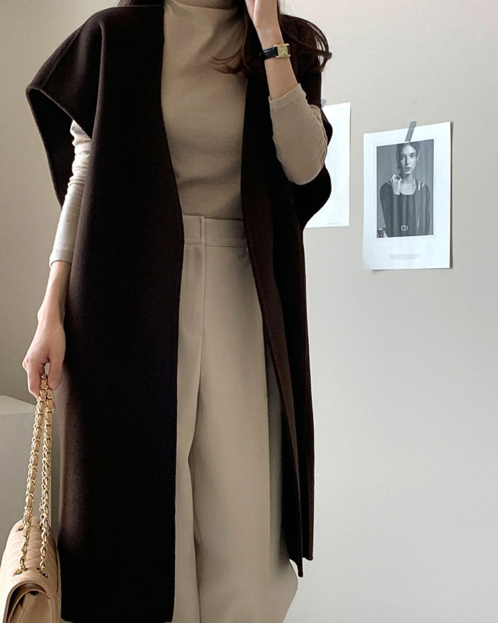 ベストコート〈３color〉 brown