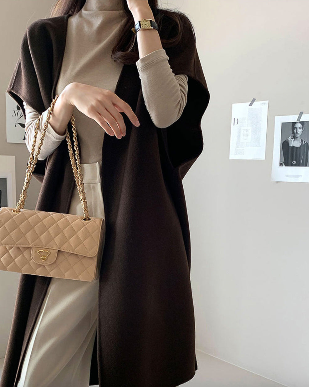 ベストコート〈３color〉 brown