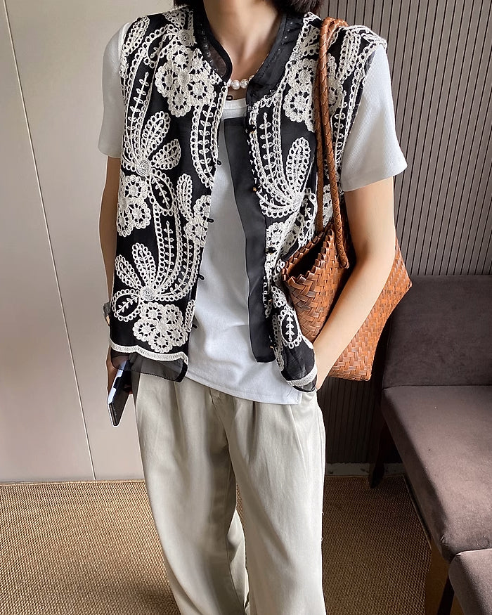 クロシェット ジレ